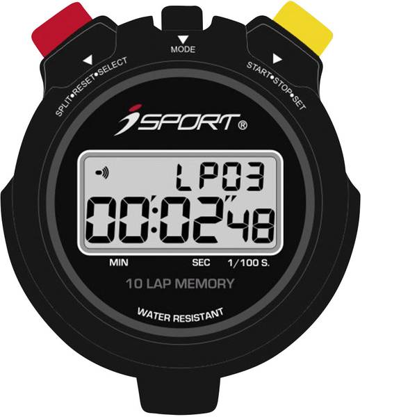 Cronometri - iSport JG021 Pro Cronometro digitale Nero - Cronometri - iSport JG021 Pro Cronometro digitale Nero -