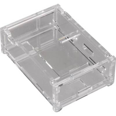 Custodia per scheda SBC Joy-it rb-case01 Adatto per (kit di sviluppo): Raspberry Pi® Trasparente-0