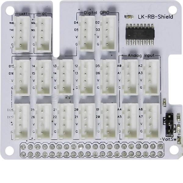 Shield Arduino e HAT Pi - Scheda di espansione Raspberry Pi® LK-base-RB Raspberry Pi® A, B, B+ - Shield Arduino e HAT Pi - Scheda di espansione Raspberry Pi® LK-base-RB Raspberry Pi® A, B, B+ -