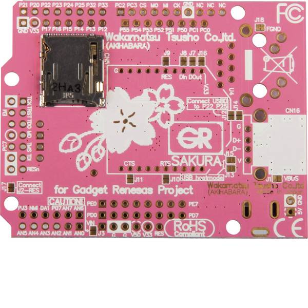 Kit e schede microcontroller MCU - Renesas Scheda di sviluppo GR-SAKURA Board Gadget Renesas - Kit e schede microcontroller MCU - Renesas Scheda di sviluppo GR-SAKURA Board Gadget Renesas -