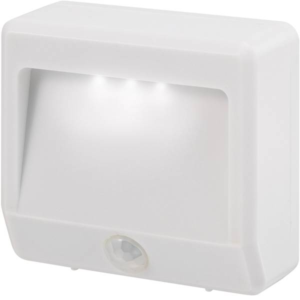 Luci notturne - Renkforce Girona EMN404PIR Luce notturna LED con sensore di movimento Rettangolare LED Bianco freddo Bianco - Luci notturne - Renkforce Girona EMN404PIR Luce notturna LED con sensore di movimento Rettangolare LED Bianco freddo Bianco -