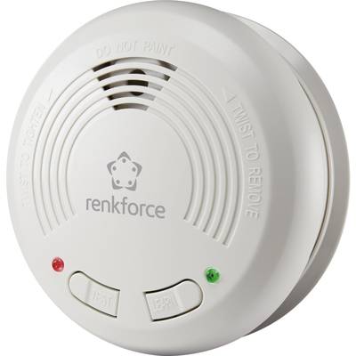   Renkforce  RF101  Rivelatore di fumo senza fili    collegabile alla rete  a batteria