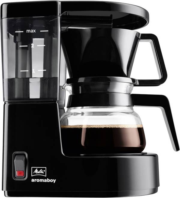 Melitta Aromaboy Macchina per il caffè Nero  Capacità tazze=2 Caraffa in vetro