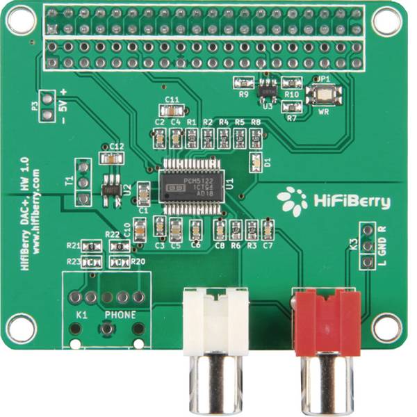 Shield Arduino e HAT Pi - HiFiBerry Scheda di espansione per Raspberry Pi® B+ RB-Hifiberry2 - Shield Arduino e HAT Pi - HiFiBerry Scheda di espansione per Raspberry Pi® B+ RB-Hifiberry2 -