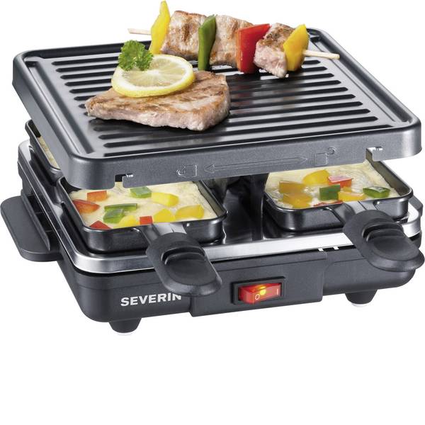 Raclette - Severin RG 2686 Raclette 4 vaschette Nero - Raclette - Severin RG 2686 Raclette 4 vaschette Nero -