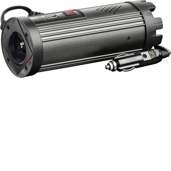 Inverter - VOLTCRAFT Convertitore MSW 150-24-F 150 W 24 V/DC - 230 V/AC A forma di portabicchieri - Inverter - VOLTCRAFT Convertitore MSW 150-24-F 150 W 24 V/DC - 230 V/AC A forma di portabicchieri -