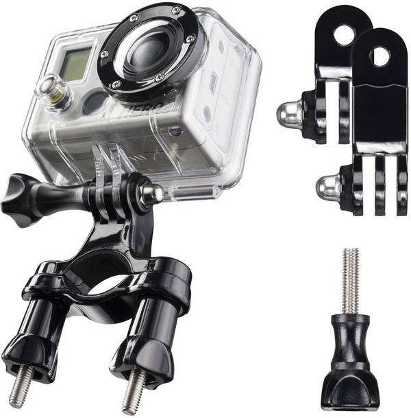 Mantona Winkelstück Supporto per bici e moto GoPro