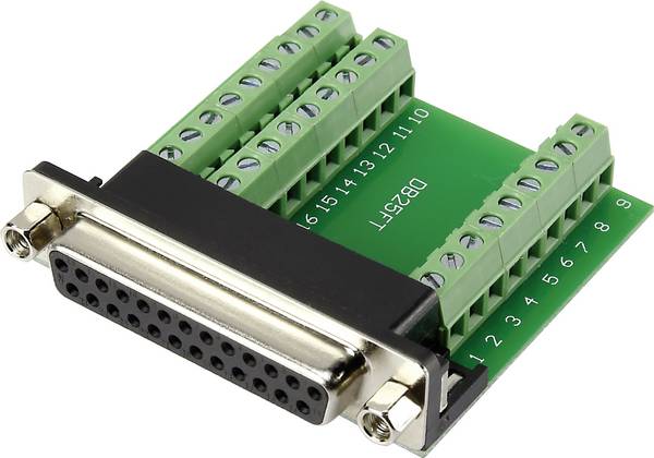 TRU COMPONENTS DSUB25F-27TB-3 1282791 Presa SUB-D 90 ° Numero Poli (num): 25 A vite 1 pz.