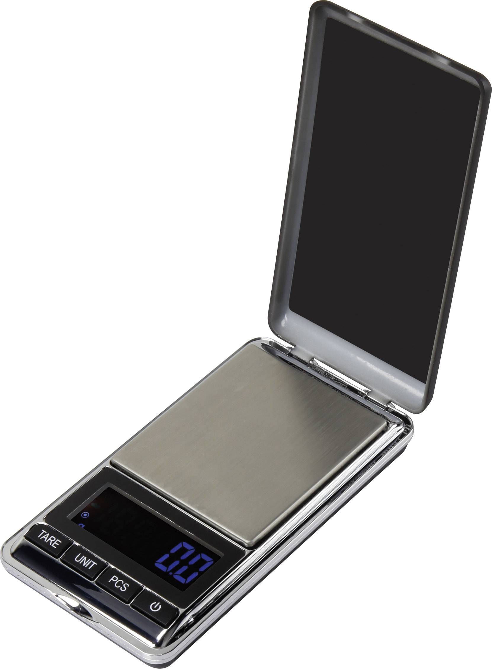 Basetech Bilancia tascabile SJS-60007 Portata max. 500 g Risoluzione 0.1 g a batteria Argento
