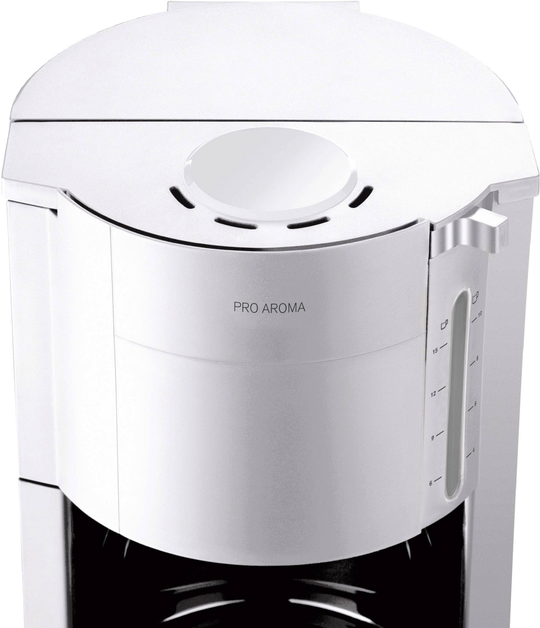 Krups ProAroma Macchina per il caffè Bianco Capacità tazze=15 Funzione mantenimento calore, Caraffa in vetro-2