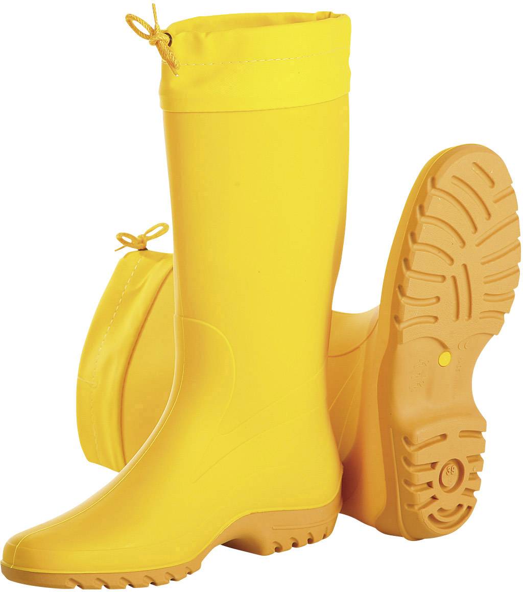 S5 Stivali di gomma giallo con cappuccio in acciaio lavoro Stivali Stivali SICUREZZA PVC