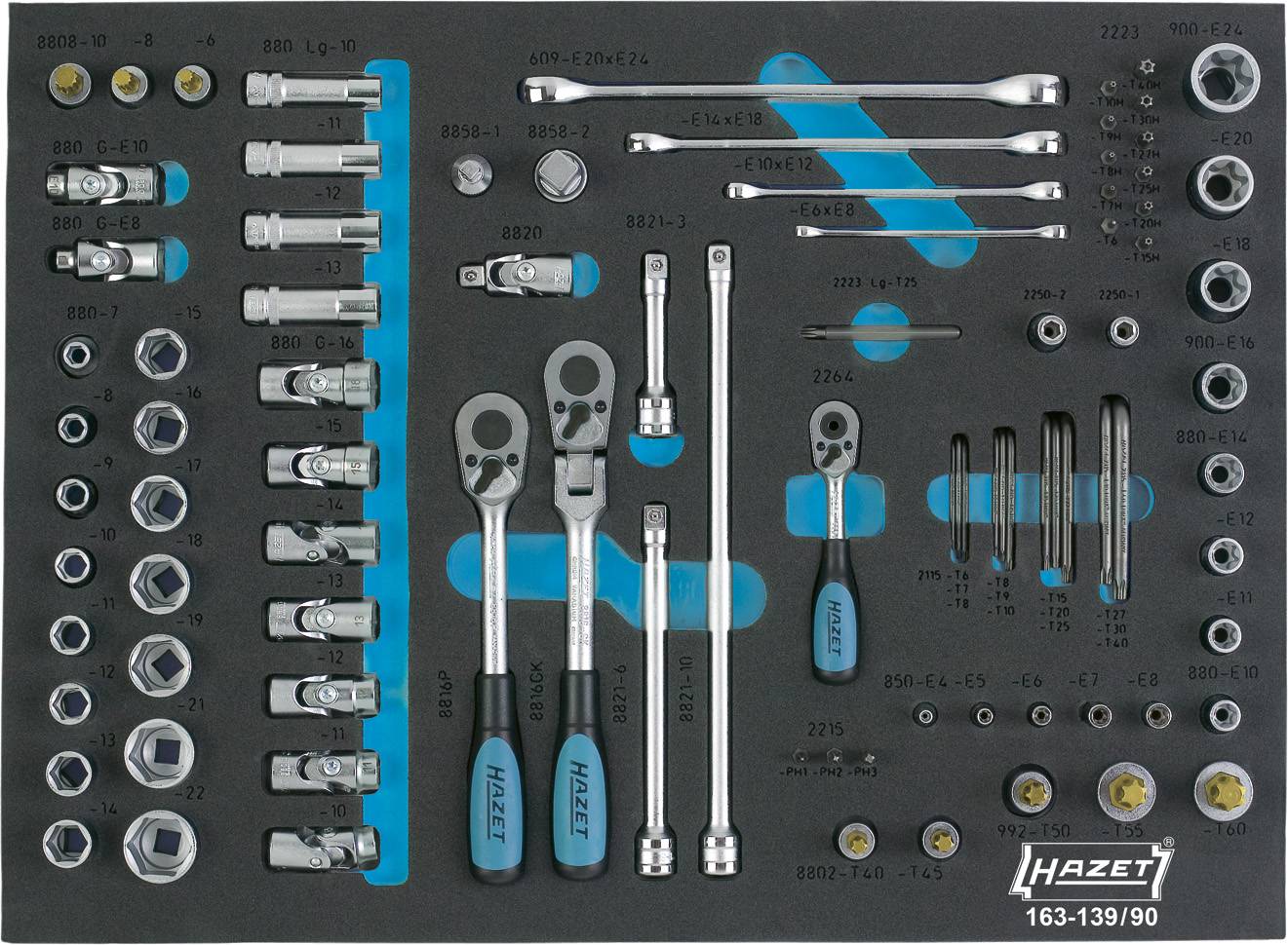 Massiccio Hazet 2223-T7 Bit 6.3 mm 1//4 di Pollice Attacco Esagonale