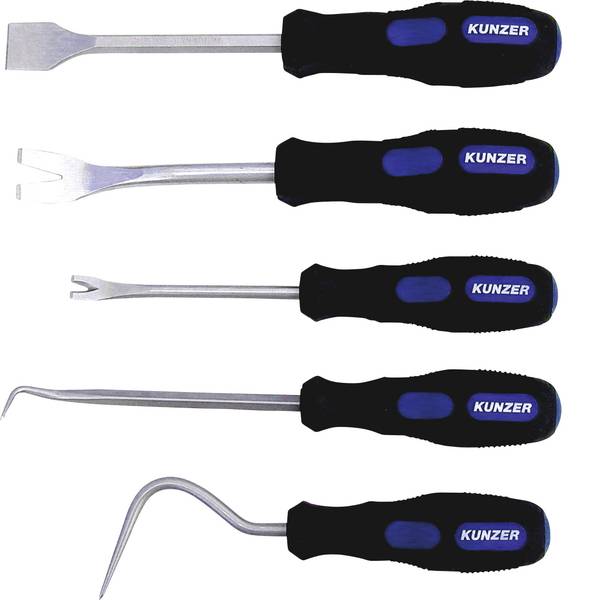 Strumenti speciali per auto - Kit 5 strumenti a leva per clip Kunzer 7CH05 - Strumenti speciali per auto - Kit 5 strumenti a leva per clip Kunzer 7CH05 -