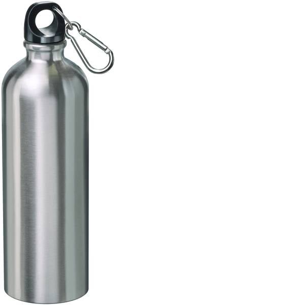Thermos e tazze termiche - Bottiglia termicaCon moschettone MATO;Acciaio inox (spazzolato), Nero;0.75 l;4208 - Thermos e tazze termiche - Bottiglia termicaCon moschettone MATO;Acciaio inox (spazzolato), Nero;0.75 l;4208 -