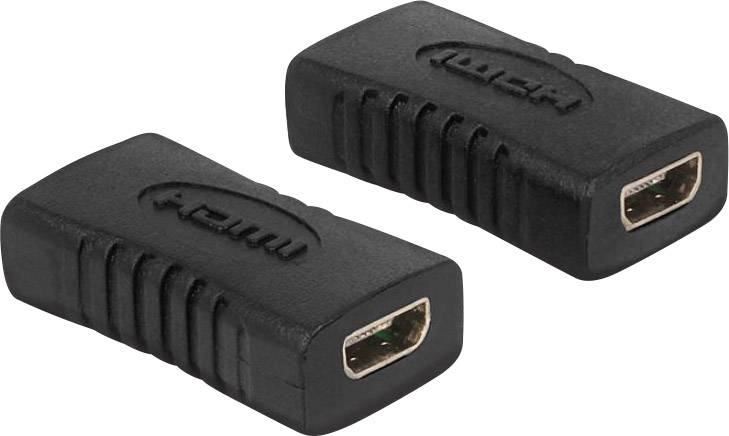 Delock 65505 HDMI Adattatore [1x Presa HDMI Micro D - 1x Presa HDMI Micro D] Nero contatti connettore dorati