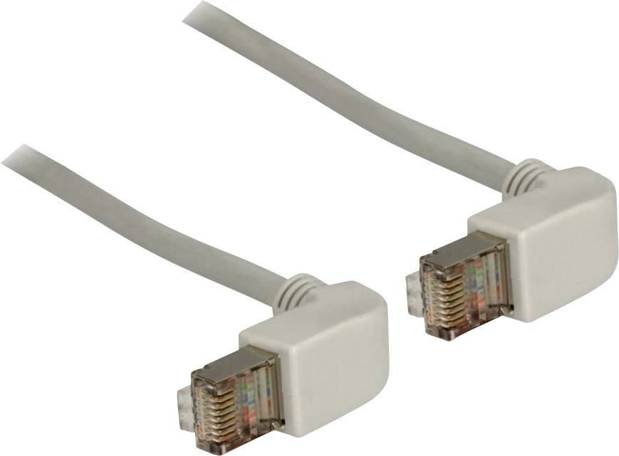 Delock 83522 RJ45 Cavo di rete, cavo patch CAT 6 S/FTP 2.00 m Grigio 1 pz.