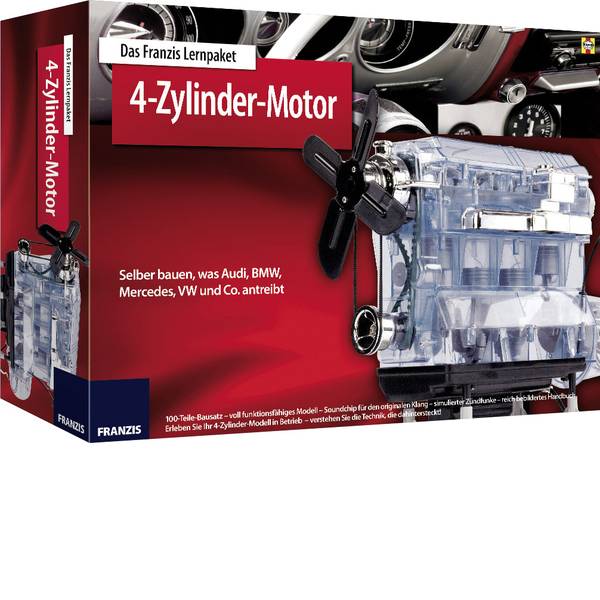 Kit di apprendimento fisica - Pacchetto di apprendimento Franzis Verlag Lernpaket 4-Zylinder-Motor 65275 da 14 anni - Kit di apprendimento fisica - Pacchetto di apprendimento Franzis Verlag Lernpaket 4-Zylinder-Motor 65275 da 14 anni -