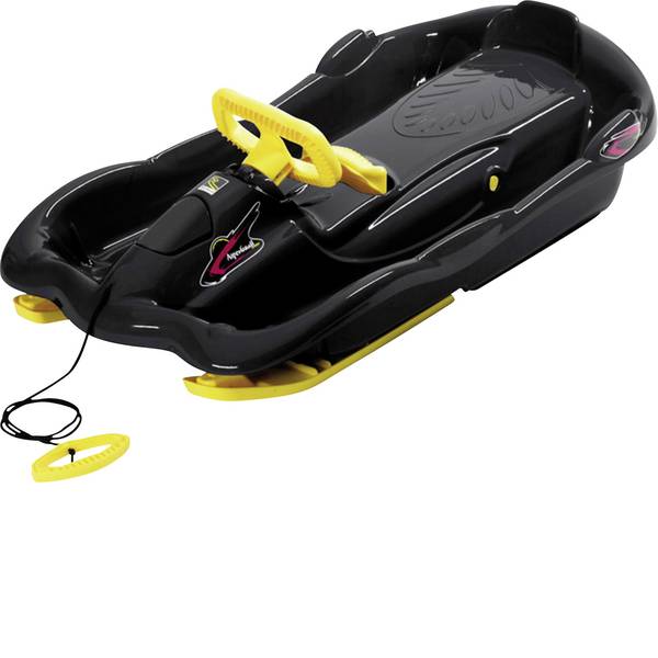 Slittini e Bob - Slittino plastica Alpengaudi AlpenSpace Peso totale ammissibile 50 kg Nero - Slittini e Bob - Slittino plastica Alpengaudi AlpenSpace Peso totale ammissibile 50 kg Nero -