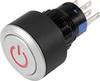 TRU COMPONENTS 1303029 LAS1-AWY-11T/R/12V/P Pulsante 250 V/AC 3 A 1x Off / (On) Momentaneo Rosso IP65 1 pz.