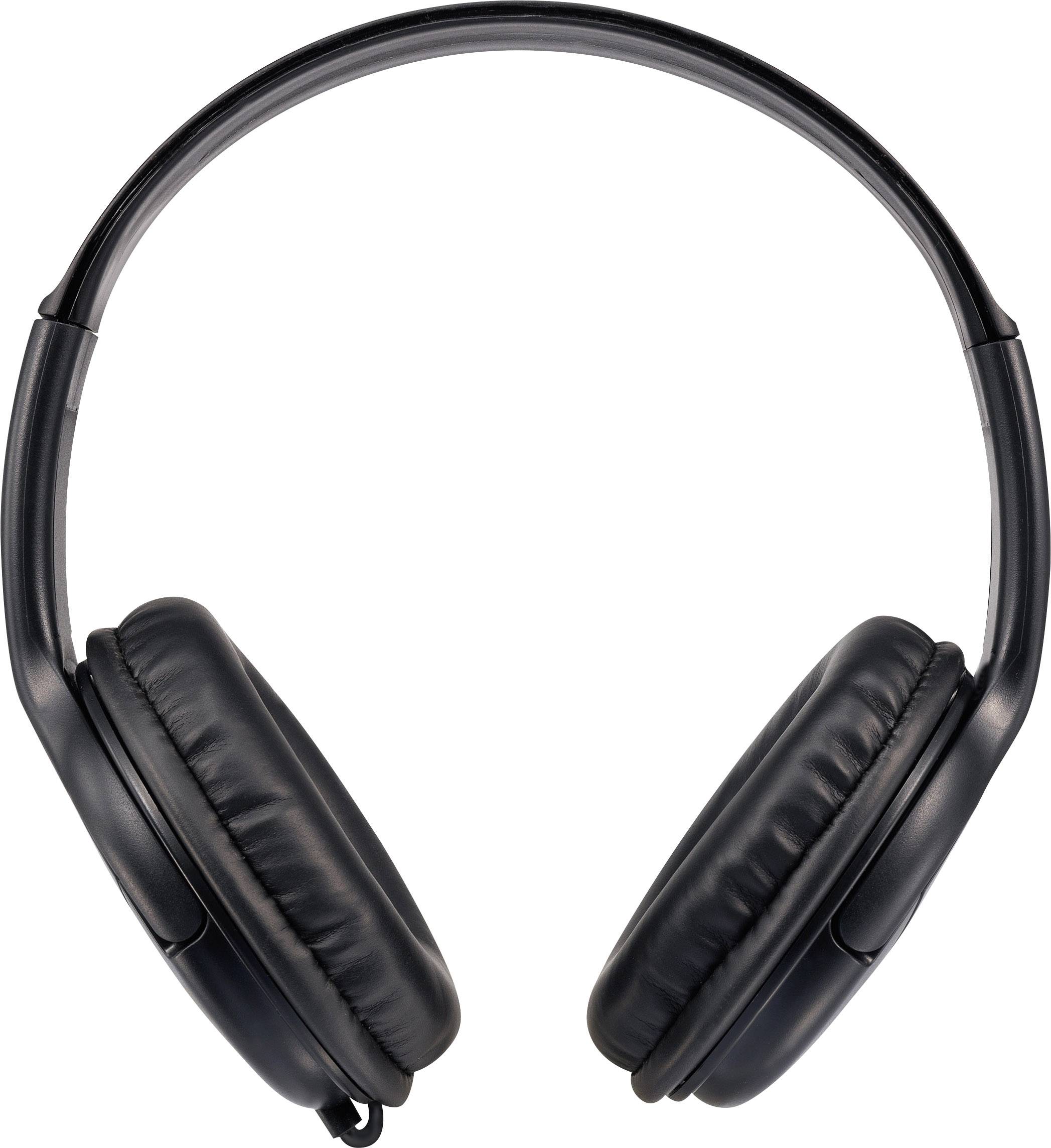 Renkforce HP-960S On Ear cuffia auricolare via cavo Nero-1