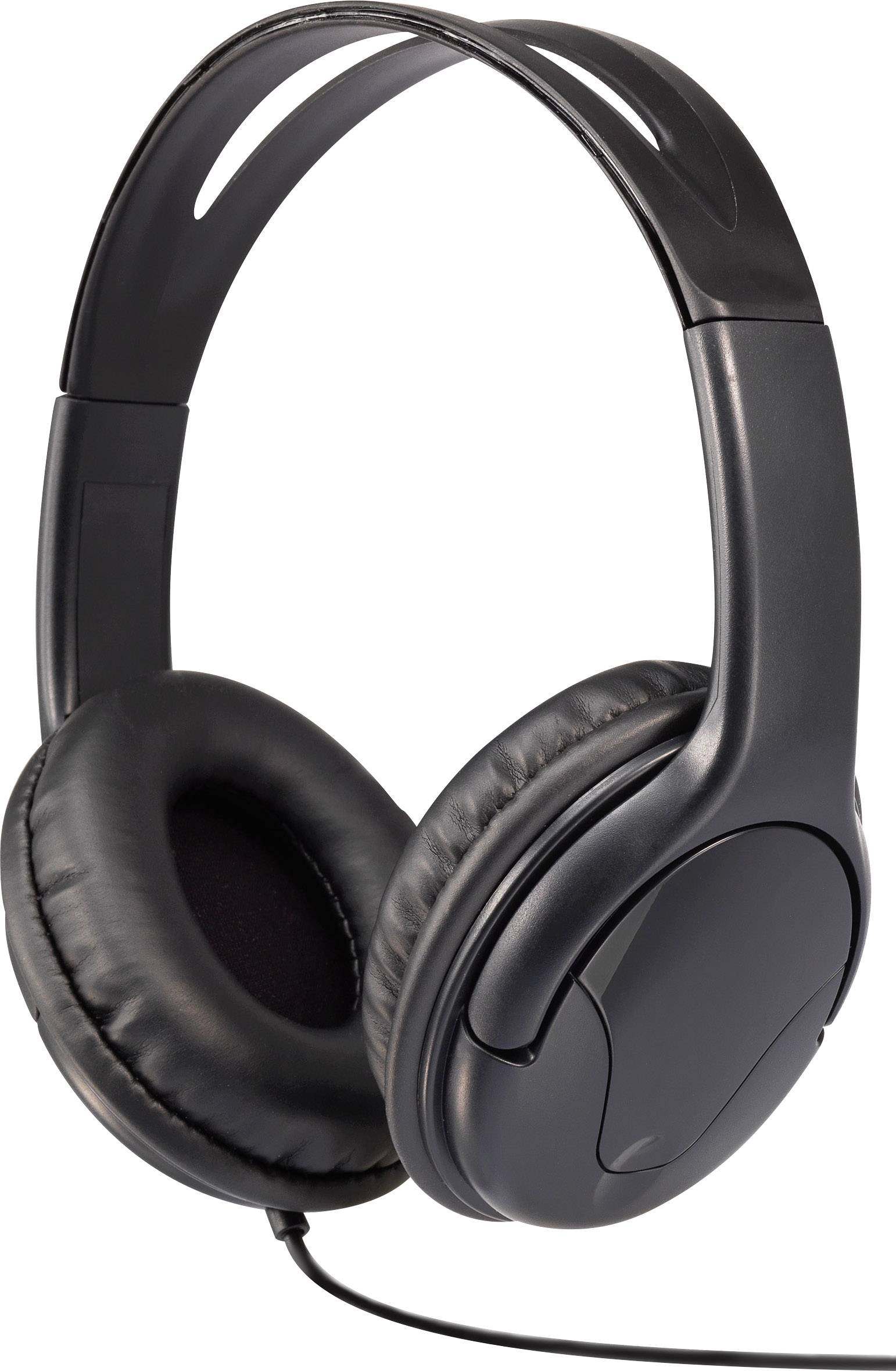 Renkforce HP-960S On Ear cuffia auricolare via cavo Nero