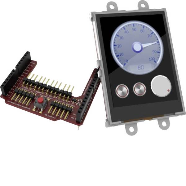 Kit e schede microcontroller MCU - 4D Systems Scheda di sviluppo uLCD-24PTU-AR - Kit e schede microcontroller MCU - 4D Systems Scheda di sviluppo uLCD-24PTU-AR -