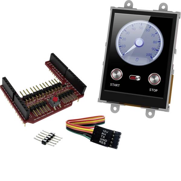 Kit e schede microcontroller MCU - 4D Systems Scheda di sviluppo uLCD-28PTU-AR - Kit e schede microcontroller MCU - 4D Systems Scheda di sviluppo uLCD-28PTU-AR -
