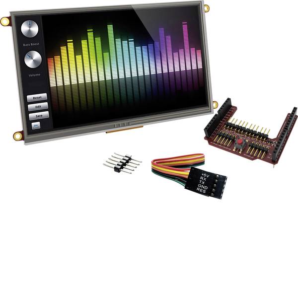 Kit e schede microcontroller MCU - 4D Systems Scheda di sviluppo uLCD-70DT-AR - Kit e schede microcontroller MCU - 4D Systems Scheda di sviluppo uLCD-70DT-AR -