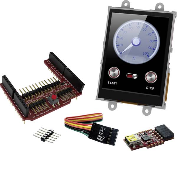 Kit e schede microcontroller MCU - 4D Systems Scheda di sviluppo SK-28PTU-AR - Kit e schede microcontroller MCU - 4D Systems Scheda di sviluppo SK-28PTU-AR -