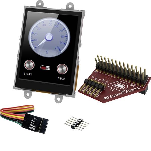 Kit e schede microcontroller MCU - 4D Systems Scheda di sviluppo uLCD-28PTU-Pi - Kit e schede microcontroller MCU - 4D Systems Scheda di sviluppo uLCD-28PTU-Pi -