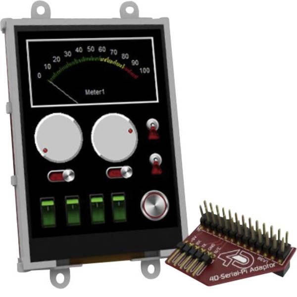 Kit e schede microcontroller MCU - 4D Systems Scheda di sviluppo uLCD-32PTU-Pi - Kit e schede microcontroller MCU - 4D Systems Scheda di sviluppo uLCD-32PTU-Pi -