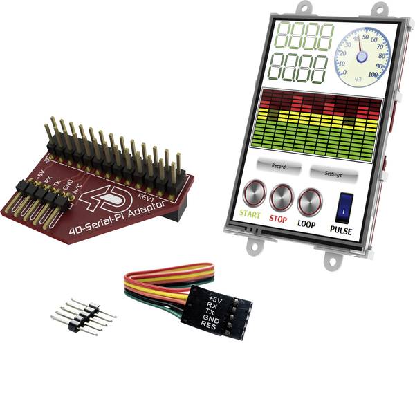 Kit e schede microcontroller MCU - 4D Systems Scheda di sviluppo uLCD-35DT-Pi - Kit e schede microcontroller MCU - 4D Systems Scheda di sviluppo uLCD-35DT-Pi -