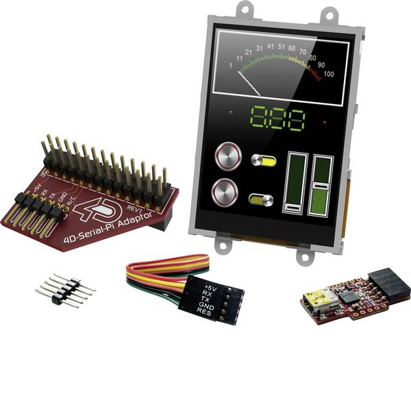 Kit e schede microcontroller MCU - 4D Systems Scheda di sviluppo SK-32PTU-Pi - Kit e schede microcontroller MCU - 4D Systems Scheda di sviluppo SK-32PTU-Pi -