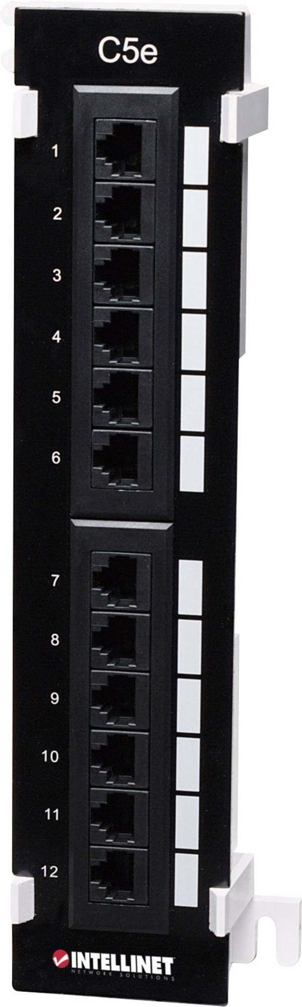 Intellinet 162470 12 Porte Patchpanel di rete 254 mm (10") CAT 5e 1 U Multicolore senza connettori