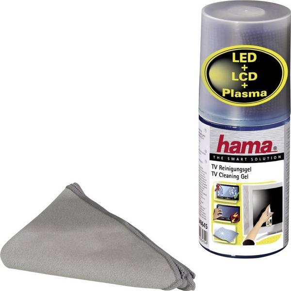 Hama  Gel per la pulizia dello schermo 200 ml incl. Panno pulizia  00049645 1 pz.