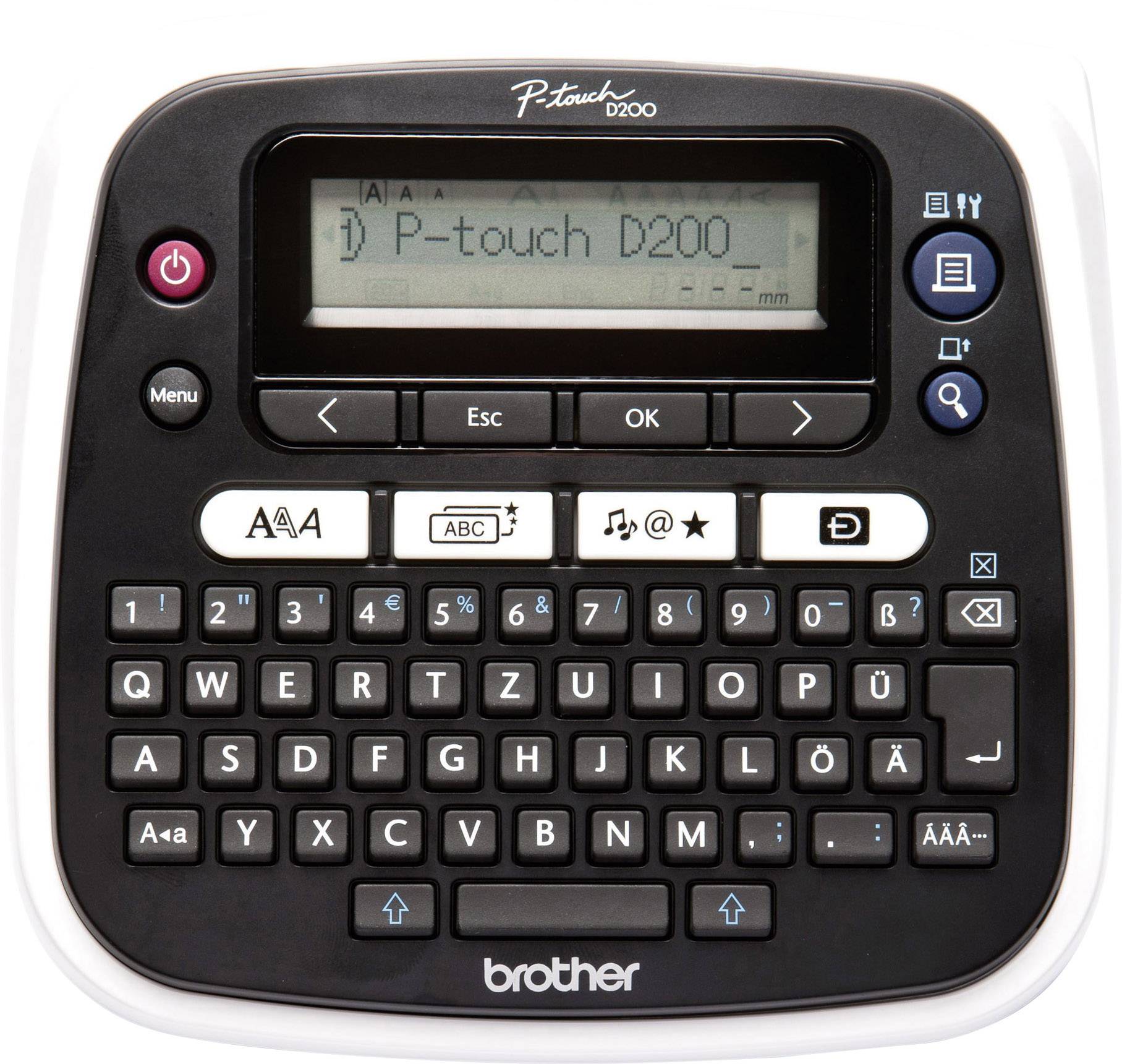 Brother Etiketten-/Labeldrucker Stampante di etichette Adatto per nastro: TZe 3.5 mm, 6 mm, 9 mm, 12 mm-0