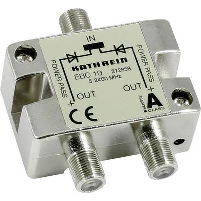 Un distributore di cavi Kathrein, modello EBC 10, offre possibilità di connessione sia in ingresso che in uscita per frequenze da 5-2400 MHz.