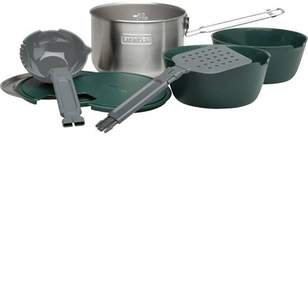 Stoviglie da campeggio - Pentola da campeggio Stanley Prep & Cook Set 10-teilig 1 pz. 10-01715-001 Acciaio inox, Plastica - Stoviglie da campeggio - Pentola da campeggio Stanley Prep & Cook Set 10-teilig 1 pz. 10-01715-001 Acciaio inox, Plastica -