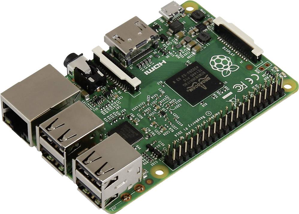 Un computer monopiastra Raspberry Pi con porte USB, uscita HDMI e pin GPIO, adatto a diversi progetti tecnici.