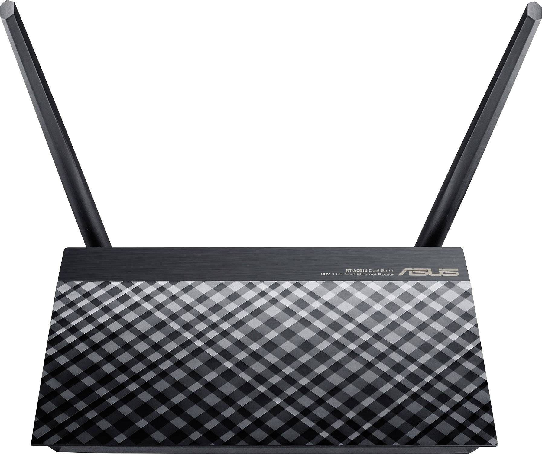 ASUS RT-AC51U router wireless Fast Ethernet Dual-band (2.4 GHz/5 GHz) Nero-0