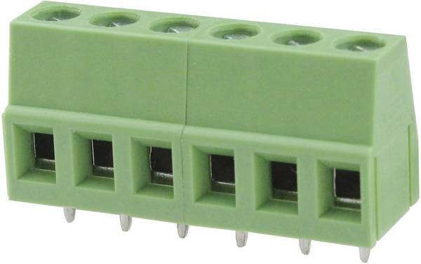 Degson DG128-5.0-03P-14-00AH Morsetto a vite 3.31 mm² Numero Poli (num) 3 Verde 100 pz.