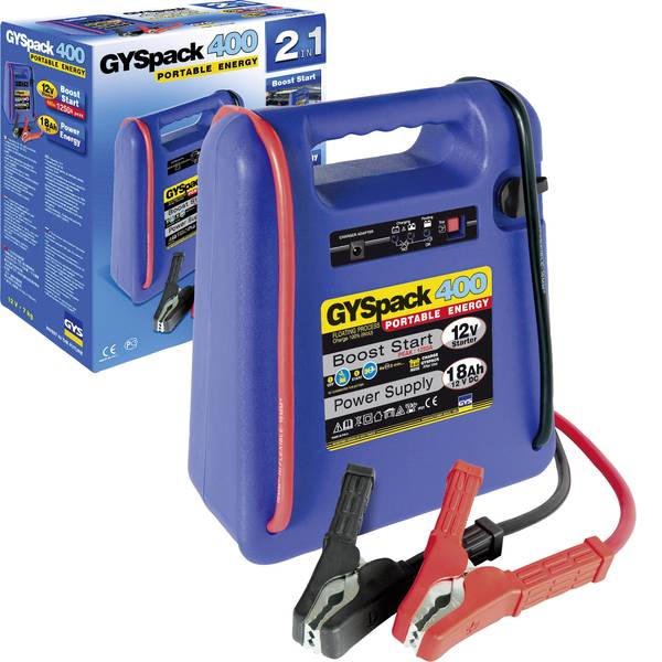 Jump Starter - Sistema di accensione rapido GYS PACK 400 025455 Corrente davviamento ausiliaria (12 V)=480 A - Jump Starter - Sistema di accensione rapido GYS PACK 400 025455 Corrente davviamento ausiliaria (12 V)=480 A -