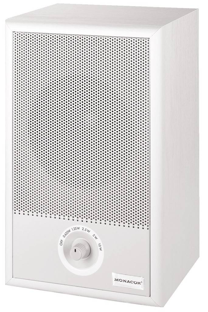 Monacor EUL-75/WS Cassa acustica PA 10 W Bianco 1 pz.