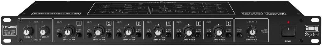 IMG Stageline LMS-808 Mixer 19" Numero canali:8