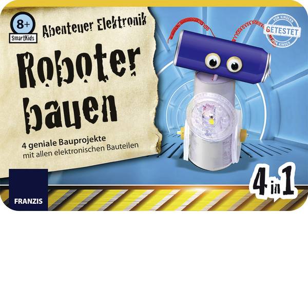 Kit esperimenti e pacchetti di apprendimento - Franzis Verlag 65251 Franzis Robot in kit da costruire da 8 anni - Kit esperimenti e pacchetti di apprendimento - Franzis Verlag 65251 Franzis Robot in kit da costruire da 8 anni -