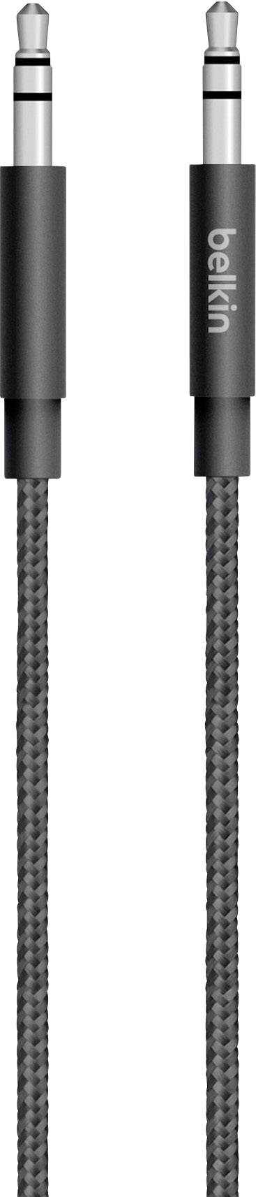 Belkin AV10164BT04-BLK Jack Audio Cavo di collegamento [1x Spina jack da 3.5 mm - 1x Spina jack da 3.5 mm] 0 mm Nero Cal-0