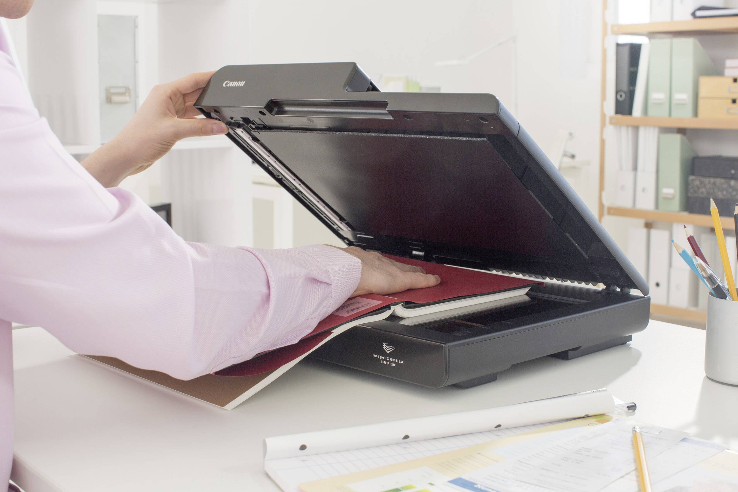 Canon imageFORMULA DR-F120 Scanner documenti fronte e retro A4 600 x 600 dpi 20 Pagine/Min, 36 Immagini/min USB-2