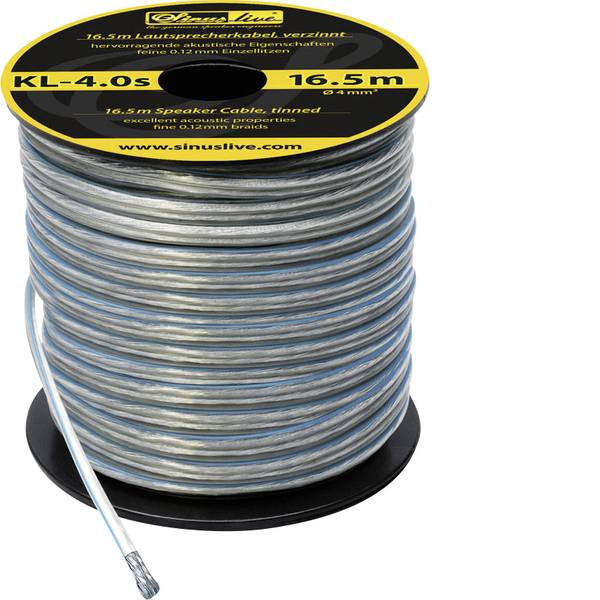 Kit di collegamenti HiFi per auto - Kit cavi per altoparlanti Sinuslive KL-4,0s - Kit di collegamenti HiFi per auto - Kit cavi per altoparlanti Sinuslive KL-4,0s -