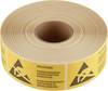 Wolfgang Warmbier Etichette di avvertimento ESD 1000 pz. Giallo, Nero (L x L) 75 mm x 36 mm 2850.3675.D Autoadesivo