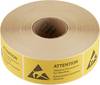 Wolfgang Warmbier Etichette di avvertimento ESD 1000 pz. Giallo, Nero (L x L) 75 mm x 36 mm 2850.3675.E Autoadesivo